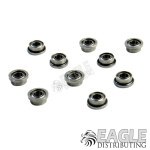 3/32 x 3/16 Axle ABEC 5 Bearing with Flange 5pr