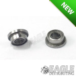 3/16" x 3/32" Axle ABEC-7 Pro Open Ball Bearing with Flange (pr)-JKU78