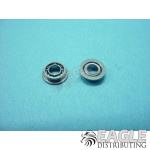 3/32 x 3/16 Narrow Axle Ball Bearings, Flanged