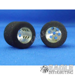 3/32 x .760 .500 Waffled Hub, Wonder Hard Rubber