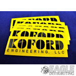 Koford Yellow Stickers (6)