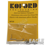Aluminum Motor Box Brace for Chassis w/Alum Pillow Blocks-KM725