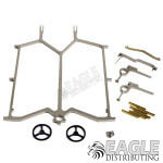 Narrow 080 Chassis Kit w/Aluminum Motor Brace-KM736E