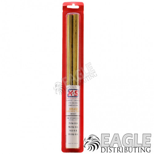 Medium Brass Tube Assortment-KS3401