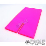 Acrylic Block Fluorescent Red