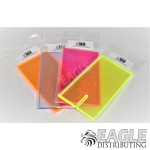 Acrylic Block Fluorescent Orange