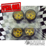 1/16 x 5/8 x .250 Gold Daytona Stockers Foam Fronts