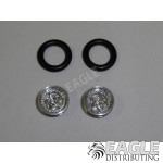 .050 x 3/8 x 1/16 Star Wheelie Wheel Kit