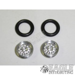 .050 x 3/8 x 1/16 Turbine Wheelie Wheel Kit