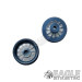 .050 x 3/8 x 1/16 Gunmetal Turbine Wheelie Wheel Kit-PRO208EGM