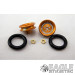 3/8 x 1/16 Gold Classic Wheelie Wheels-PRO208GG