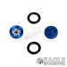 .050 x 3/8 x 1/16 Blue Daytona Wheelie Wheel Kit-PRO208HB