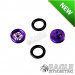 3/8 x 1/16 Wheelie Wheels Purple
