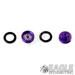 3/8 x 1/16 Wheelie Wheels Purple