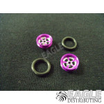 .050 x 3/8 x 1/16 Purple Evolution Wheelie Wheel Kit