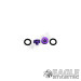 .050 x 3/8 x 1/16 Purple Bulldog Wheelie Wheel Kit-PRO208MP