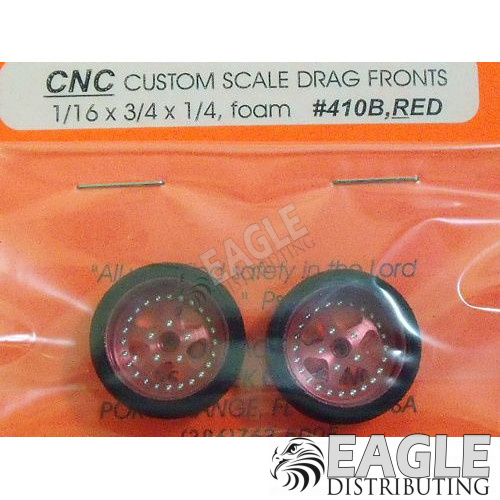 3/4 x .250 Foam Red Star Drag Fronts-PRO410BR