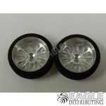 3/4 x .250 Turbine Drag Front Wheels with Foam Tires