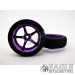 3/4 x .250 Purple Pro Star Foam Drag Fronts-PRO410IP