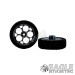 3/4 x .250 Gunmetal Magnum Drag Front Wheels with Foam Tires-PRO410JGM