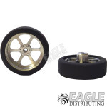 3/4 x .250 Roadster Drag Front Wheels with Foam Tires