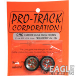 3/4 x .250 Bulldog Drag Front Wheels with Foam Tires