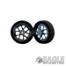 3/4 x .250 Gunmetal Bulldog Drag Front Wheels with Foam Tires-PRO410MGM