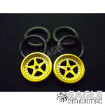 1/16 x 3/4 Gold Star O-ring Drag Fronts-PRO411BG