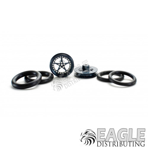 3/4 O-Ring Star Drag Front Tire Gunmetal Grey