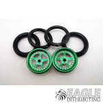 1/16 x 3/4 Green Star O-ring Drag Fronts-PRO411BGR