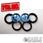 1/16 x 3/4 Blue Sawblade O-ring Drag Fronts-PRO411CB