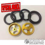 1/16 x 3/4 Gold Streeter O-ring Drag Fronts-PRO411DG