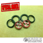 1/16 x 3/4 Red Streeter O-ring Drag Fronts