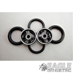 1/16 x 3/4 3D Black Turbine O-ring Drag Fronts