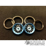 1/16 x 3/4 Blue Turbine O-ring Drag Fronts-PRO411EB
