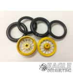 1/16 x 3/4 Gold Turbine O-ring Drag Fronts