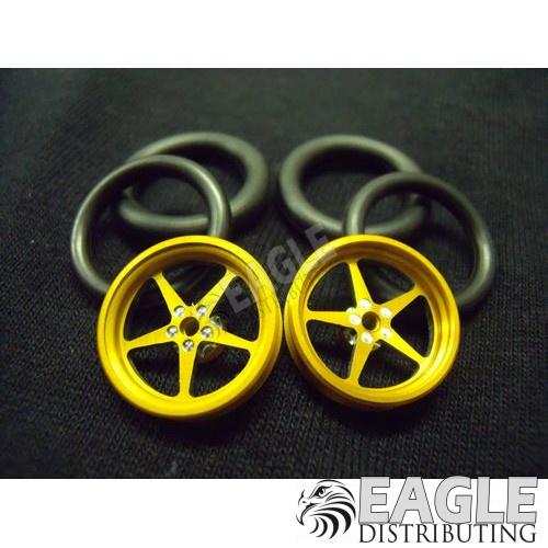 1/16 x 3/4 Gold Pro Star O-ring Drag Fronts-PRO411IG