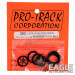 1/16 x 3/4 Black Roadster O-ring Drag Fronts-PRO411LBL