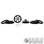 1/16 x 3/4 Black Roadster O-ring Drag Fronts-PRO411LBL
