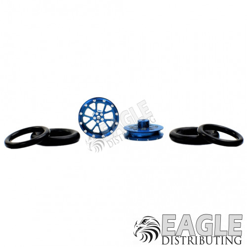 1/16 x 3/4 Blue Bulldog O-ring Drag Fronts-PRO411MB