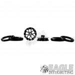 1/16 x 3/4 Black Bulldog O-ring Drag Fronts-PRO411MBL
