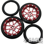 1/16 x 3/4 Red Bulldog O-ring Drag Fronts-PRO411MR