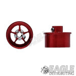 Red Pro Star AFX Narrow CNC HO Rim-PRO647IR