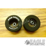 3/32 x 1 3/16 x .700 Black Turbine Drag Rears, Nat. Rubber