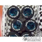 1/8 x .850 x .800 Blue Daytona Stockers Rears, Nat. Rubber-PRON250B