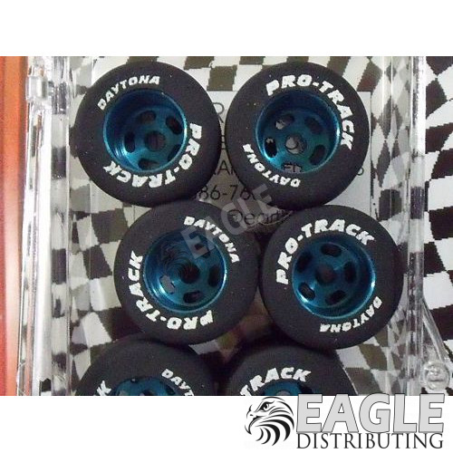 1/8 x .850 x .800 Blue Daytona Stockers Rears, Nat. Rubber-PRON250B