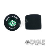 1/8 x .910 x .800 Green Daytona Stockers Rears, Nat. Rubber