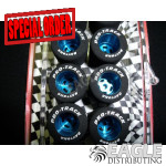 3/32 x .825 x .800 Blue Daytona Stockers Rears, Nat. Rubber