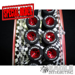 3/32 x .825 x .800 Red Daytona Stockers Rears, Nat. Rubber