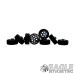 1/8 x 1 1/16 x .435 Gunmetal TQ Rear-PRON330GM